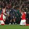 Selebrasi Arsenal usai lolos ke final Liga Champions 2025/2026 (AFP)