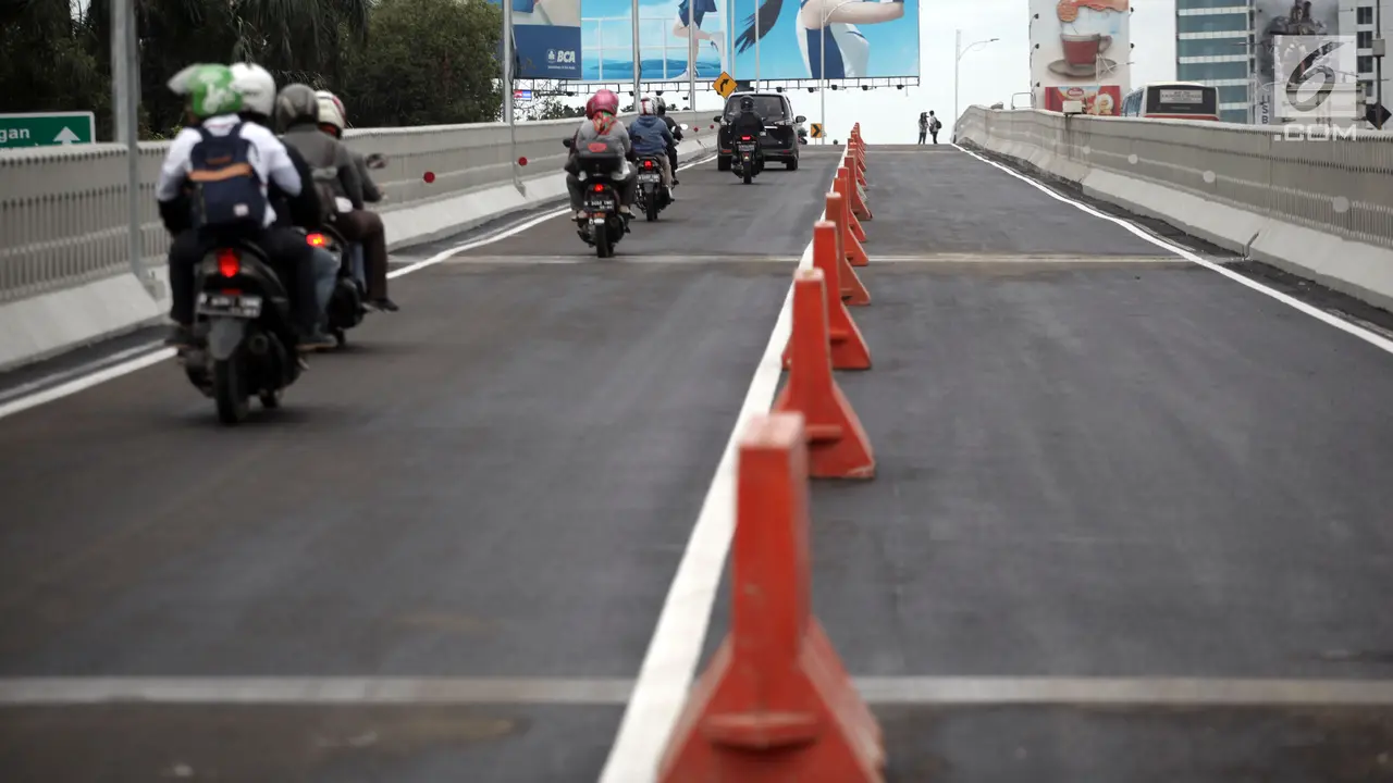 Uji Coba Jalan Layang Pancoran
