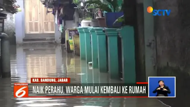 Sungai Bengawan Solo Meluap, Permukiman Warga Bojonegoro dan Lamongan Terendam