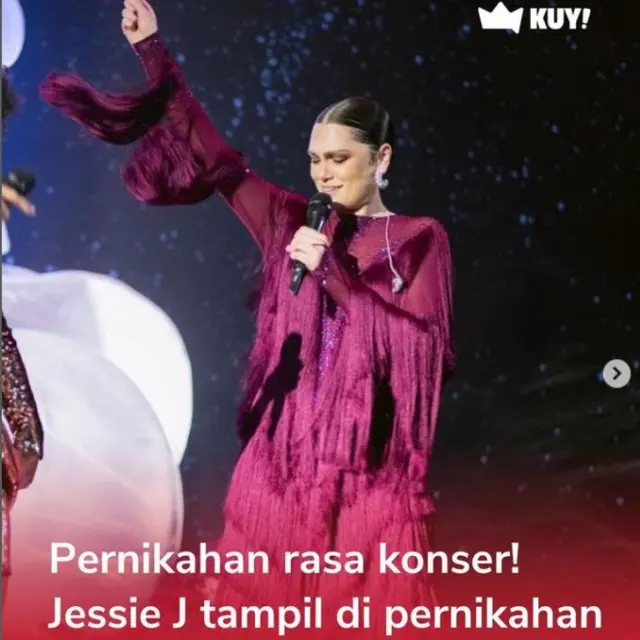 Bikin Heboh, Jessie Tampil di Pesta Pernikahan Crazy Rich Indonesia di Jakarta.