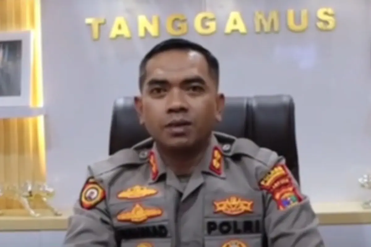 Kapolres Tanggamus, AKBP Rahmad Sujatmiko (Tangkapan layar video media sosial).