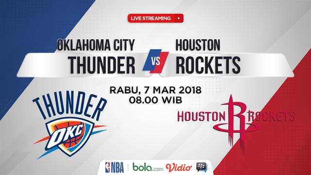 Oklahoma City Thunder Vs Houston Rockets