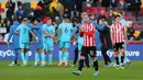 Dua gol kemenangan Newcastle tercipta di babak pertama melalui Joelinton dan Joe Willcok. Brentford main lebih baik di babak kedua, tapi tidak bisa mencetak gol balasan. (AFP/Geoff Caddick)