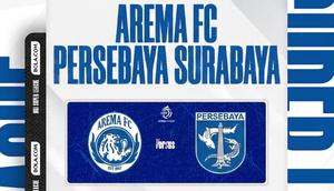 Cover prediksi Arema FC versus Persebaya Surabaya di BRI Super League musim ini. (Bola.com/Gregah Nurikhsani/Gemini)