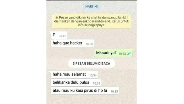 6 Chat Ngajak Kenalan Ini Enggak Jelas Banget, Bikin Geregetan