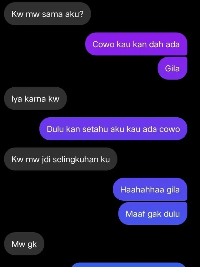 6 Chat Cewek Hubungi Teman Cowok di Belakang Pacar Ini Bikin Geleng Kepala