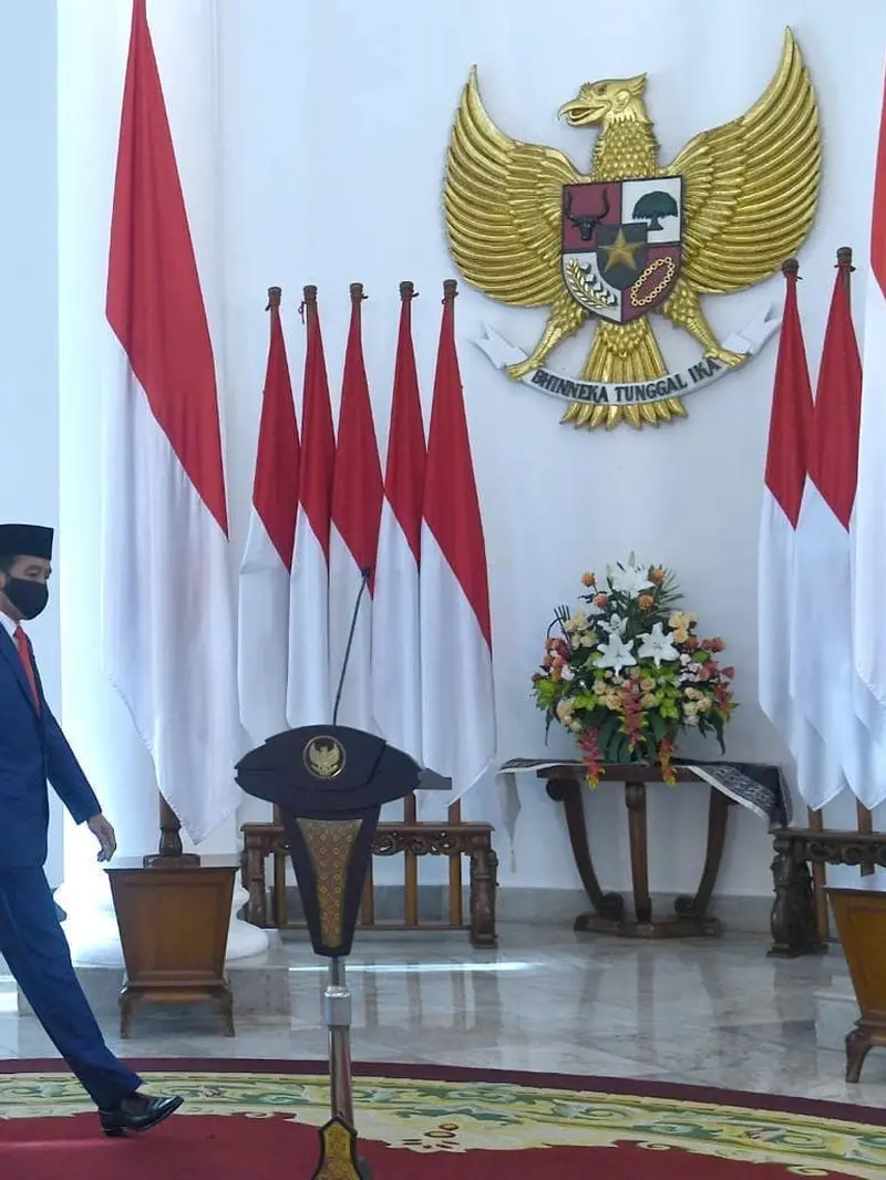 Jokowi Optimis Indonesia Menang COVID-19 di Upacara Virtual Hari Pancasila Virtual