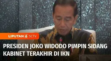 Presiden Joko Widodo memimpin Sidang Kabinet Paripurna terakhir di Istana Garuda, Ibu Kota Nusantara, Kalimantan Timur. Presiden berterima kasih kepada seluruh anggota kabinet dan meminta para Menteri mempersiapkan transisi pemerintahan.