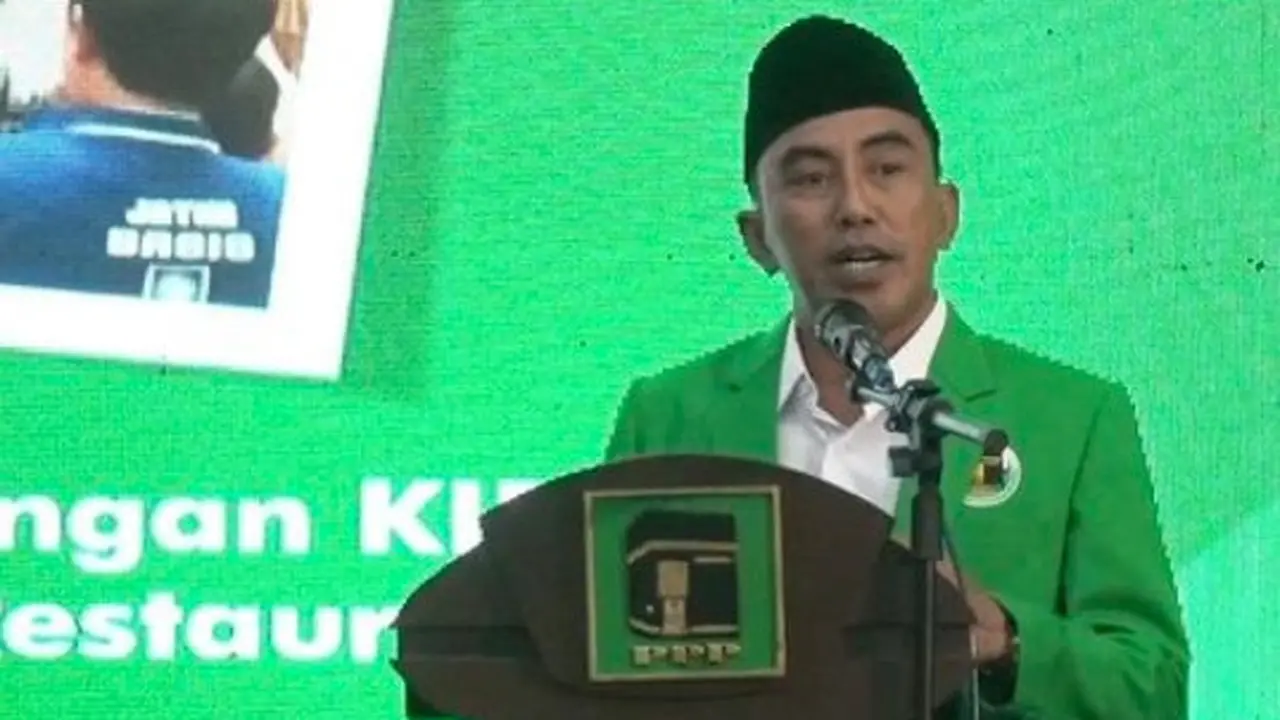 Ketua DPC PPP Surabaya Ali Mahfud. (Dian Kurniawan/Liputan6.com)