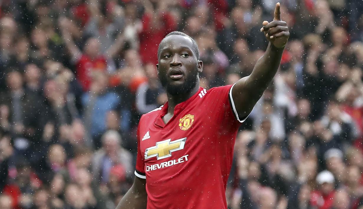 1. Romelu Lukaku (Manchester United) - 7 Gol. (AP/Martin Rickett)