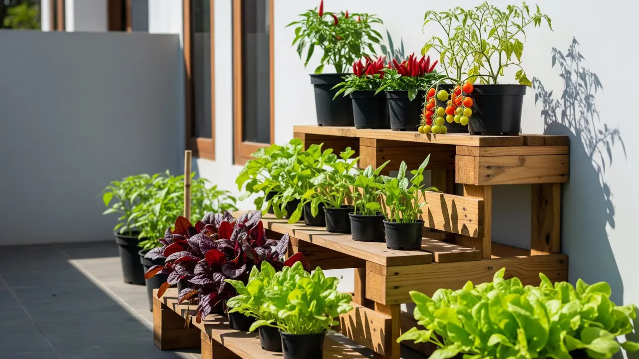 Edible Garden di Teras Kecil