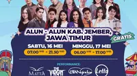 Karnaval SCTV Kembali ke Jember, Dimeriahkan Dewi Perssik hingga Cast Jejak Duka Diandra
