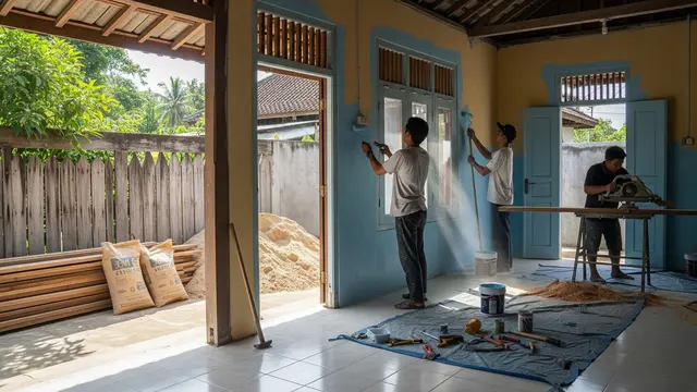 10 Langkah Praktis Bikin Rumah Lama Terlihat Baru Seperti Hasil Renovasi Profesional/ Ilustrasi AI
