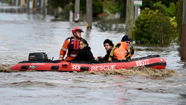 Banjir Akibat Curah Hujan Tinggi Rendam Melbourne Australia