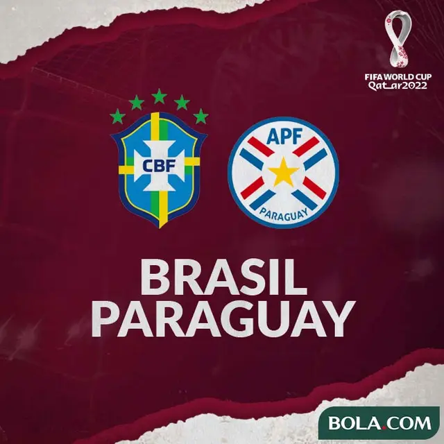 Kualifikasi Piala Dunia 2022 - Brasil Vs Paraguay
