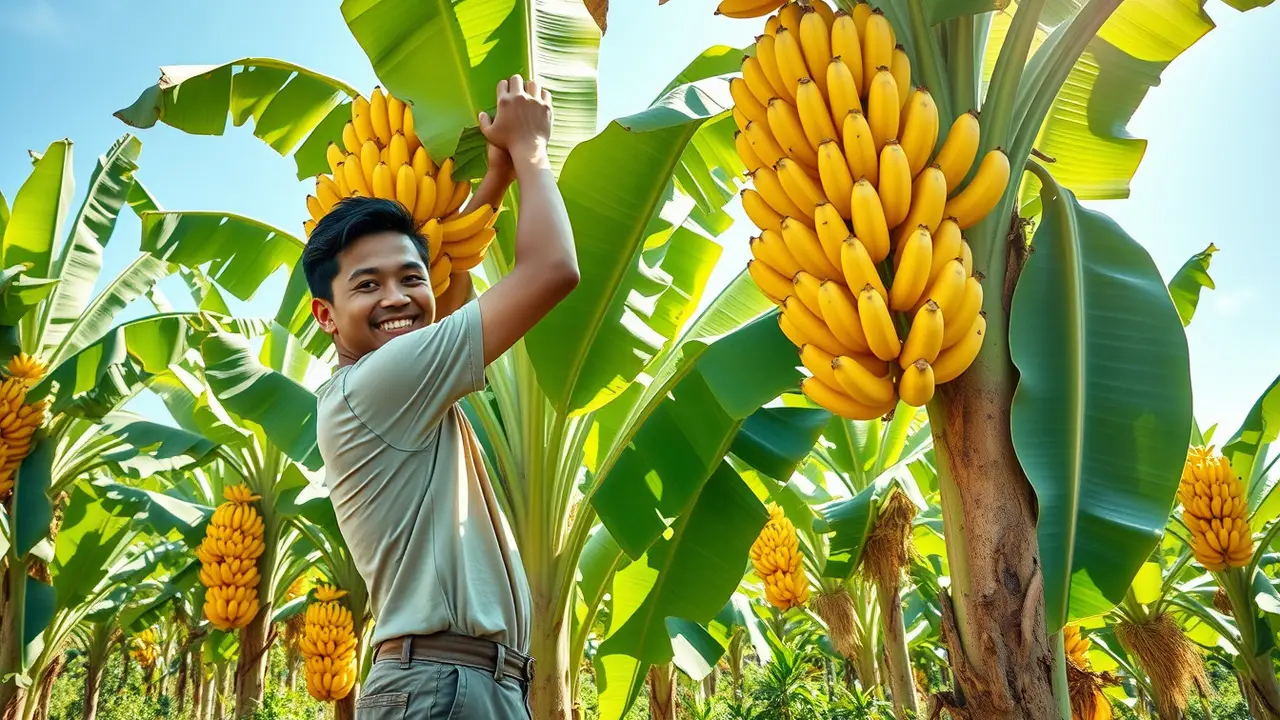 mimpi panen pisang matang