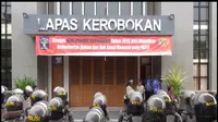 Polisi berjaga di sekitar Lapas Kerobokan Bali (Yudha Maruta/Liputan6.com)