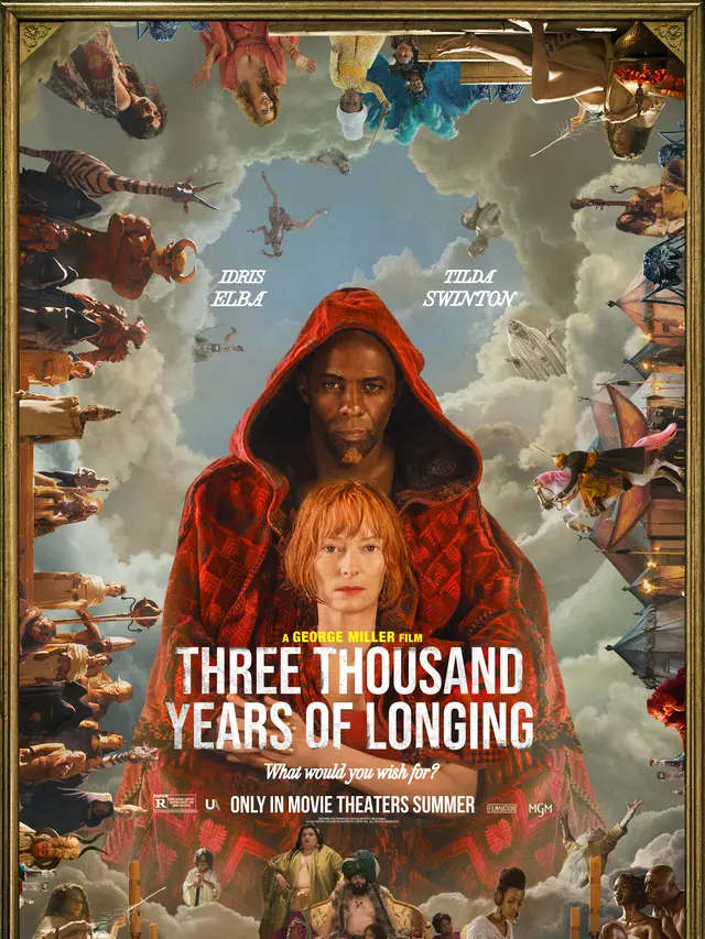 Poster film Three Thousand Years of Longing. (Foto: Dok. FilmNation Entertainment/ IMDb)