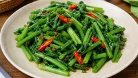 Resep Tumis Genjer Terasi yang Tetap Hijau dan Tidak Berlendir, Perhatikan Durasi Memasak