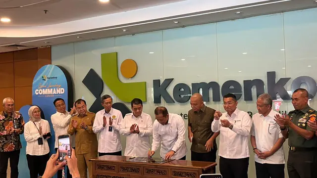 Kementerian Koperasi meresmikan Command Center pada Senin, (15/12/2025). (Foto: Liputan6.com/Gagas YP)