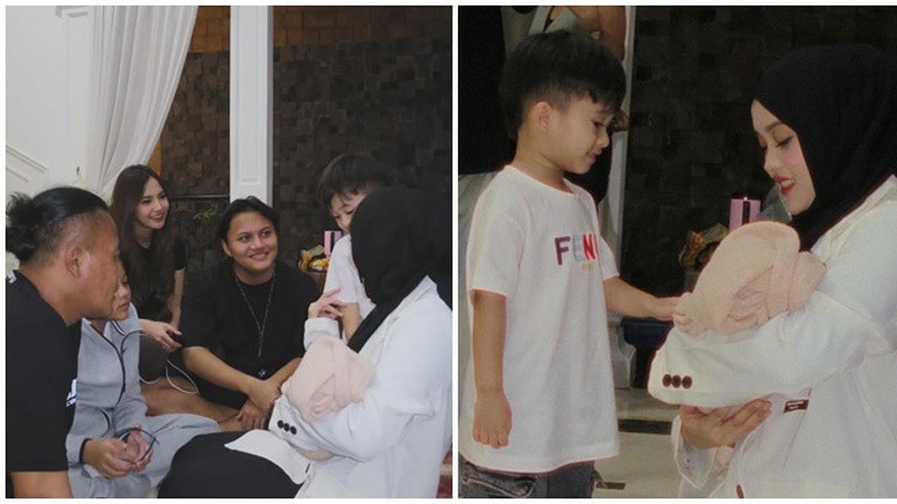 6 Potret Adzam Anak Sule Bertemu Selina, Sekalian Temu Kangen dengan Kakaknya