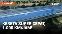 Di pangkalan uji coba di Yanggao, Provinsi Shanxi, China utara, para peneliti mengembangkan kereta levitasi magnetik (maglev) berkecepatan sangat tinggi yang menggunakan tabung vakum rendah untuk perjalanan hingga 1.000 km/jam.