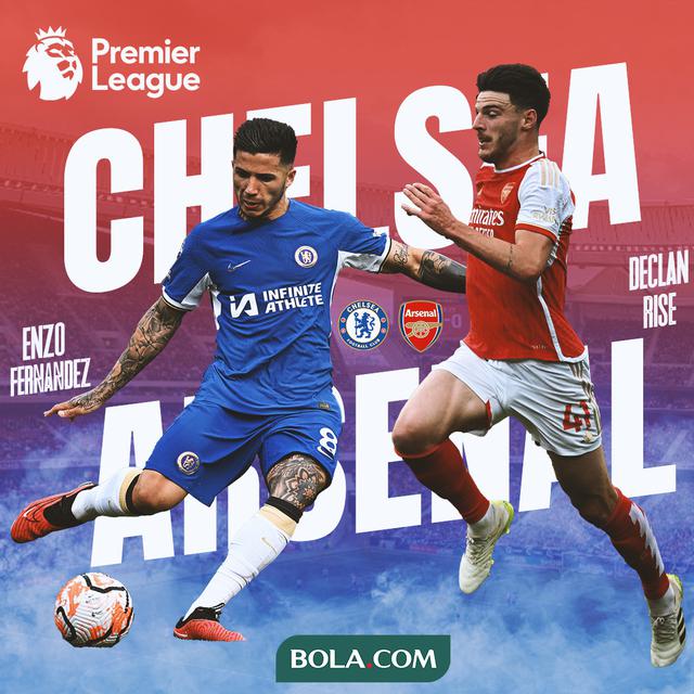 Liga Inggris - Chelsea Vs Arsenal - Enzo Fernandez Vs Declan Rice