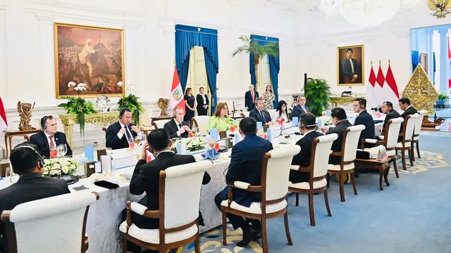Jamuan Spesial Prabowo untuk Presiden Peru di Istana: Selada Ayam Bali hingga Gulai Barramundi
