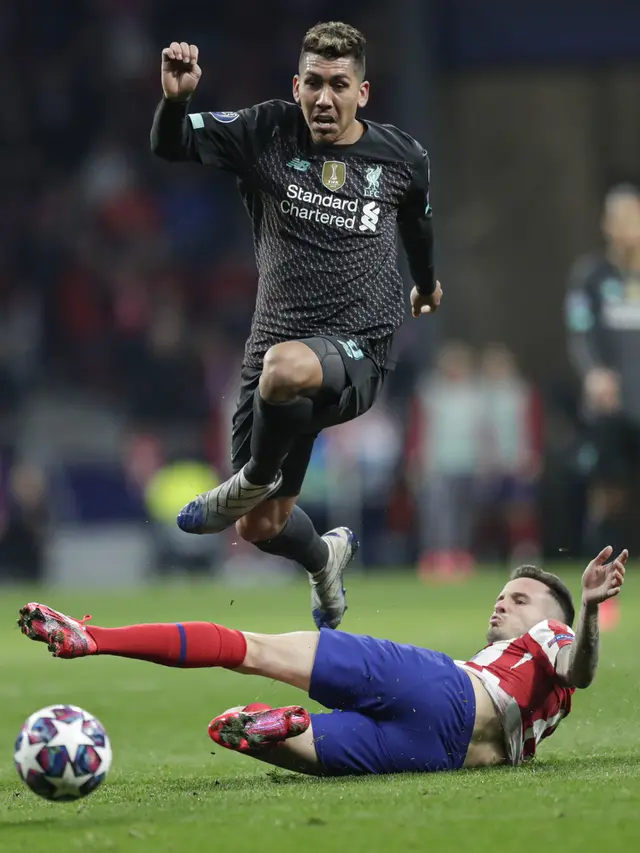 Gol Saul Niguez Bawa Atletico Madrid Hajar Liverpool