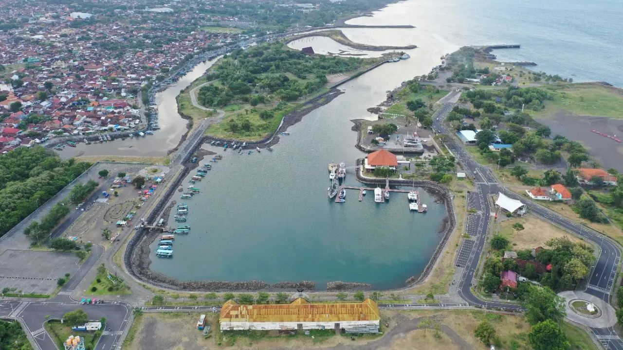 Kawasan Gedung Tua di Marina Boom Banyuwangi, yang akan dijadikan  pameran lukisan ArtOs Nusantara (Istimewa)