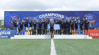 Scorpions FC tampil konsisten dengan mencatatkan 17 kemenangan, 2 imbang, dan hanya 1 kalah hingga meraih Juara Juara Hydroplus Soccer League 2024. (istimewa)