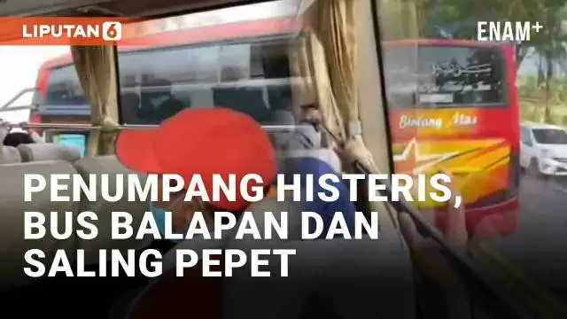 Aksi ugal-ugalan sopir bus kembali terjadi, melibatkan dua bus di Jalan Lamongan-Surabaya pada Sabtu (18/11/2023). Dua bus berebut jalur dan saling menyalip ketika melaju. Perekam dan penumpang lainnya mulai histeris ketika dua bus saling pepet dalam...