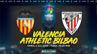 La Liga - Valencia Vs Athletic Bilbao (Bola.com/Adreanus Titus)