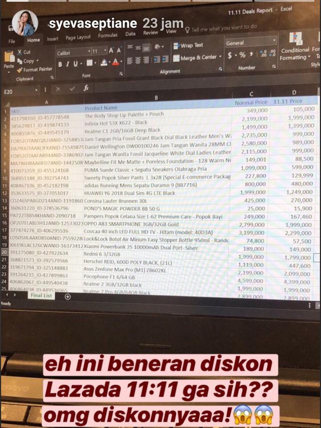 Promo 11.11 Lazada Bocor, 4 Selebgram Cantik Ini Ikut Penasaran