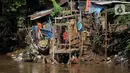 Faktor utama terhambatnya proyek normalisasi Sungai Ciliwung adalah permasalahan pembebasan lahan. (Liputan6.com/Angga Yuniar)