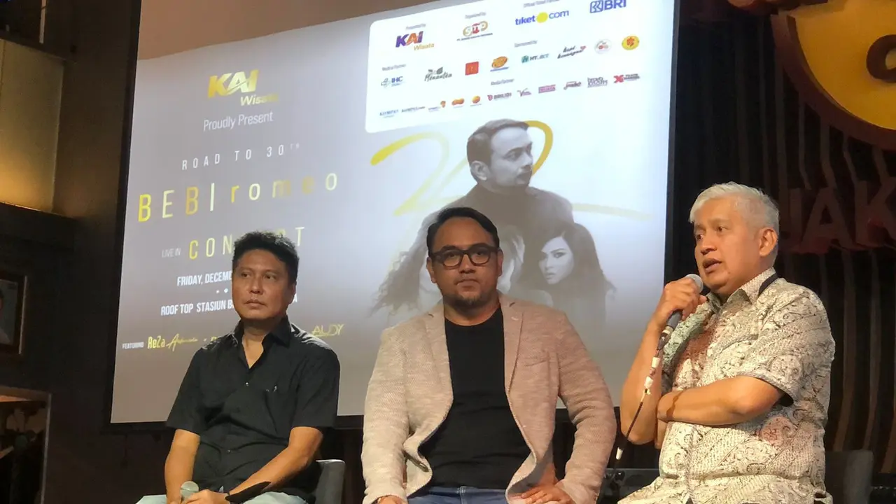 PT Kereta Api Pariwisata (KAI Wisata) bersama PT Sukses Mulya Pratama, akan menggelar konser perayaan Road to 30 tahun karir Bebi Romeo