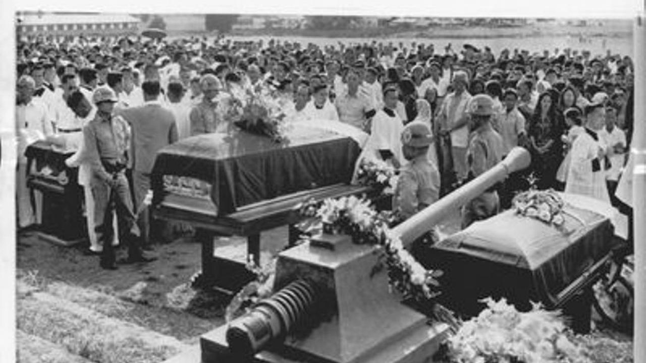 Pemakaman Presiden Filipina Ramon F Magsaysay. (Wikipedia)