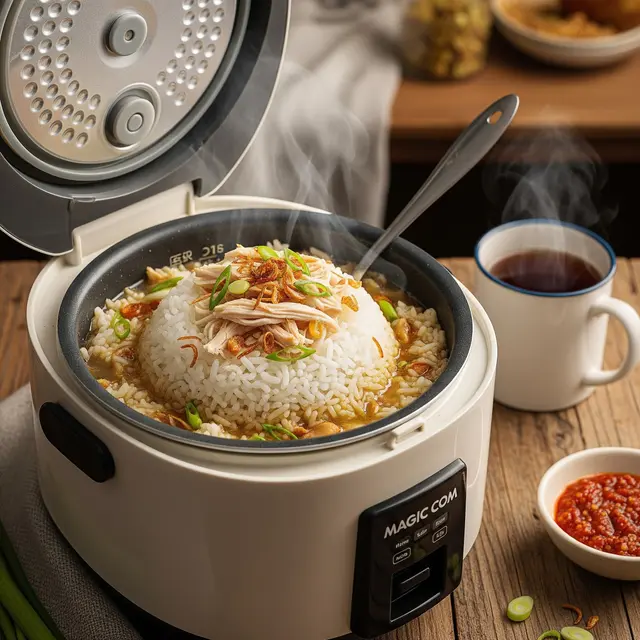 Cara Buat Nasi Kaldu untuk Anak di Magic Com