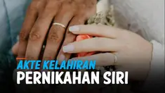 Pasangan pernikahan siri bisa membuat kartu keluarga serta akte kelahiran anak. Namun akan ada keterangan tambahan bahwa pernikahan tersebut belum dicatatkan di negara.