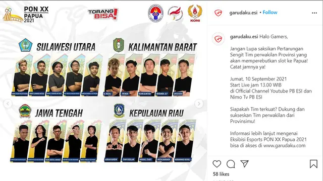 Esports PON Papua