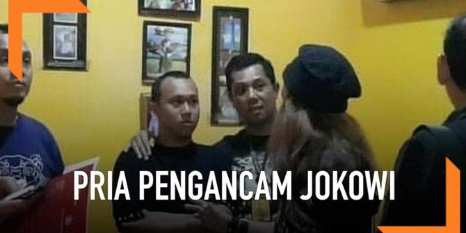 VIDEO: Polisi Tangkap Pria Pengancam Jokowi di Bogor
