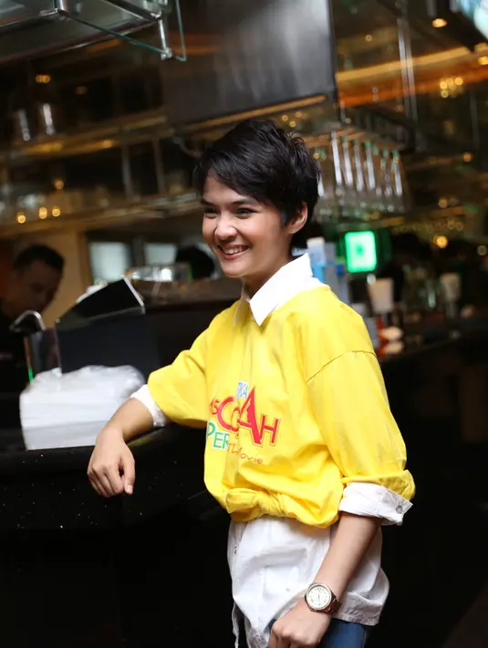Gadis mungil yang kerap disapa Noy ini tak lama lagi akan muncul di film layar lebar berjudul Ketika Mas Gagah Pergi (KMGP). (Andy Masela/Bintang.com)
