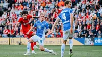 Liverpool meraih kemenangan 3-1 atas Darmstadt pada laga pramusim di Deepdale Stadium, Selasa (8/8/2023) dini hari WIB. (dok. Twitter Liverpool)