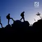 Ilustrasi Foto Pendaki dan Mendaki Gunung (iStockphoto)