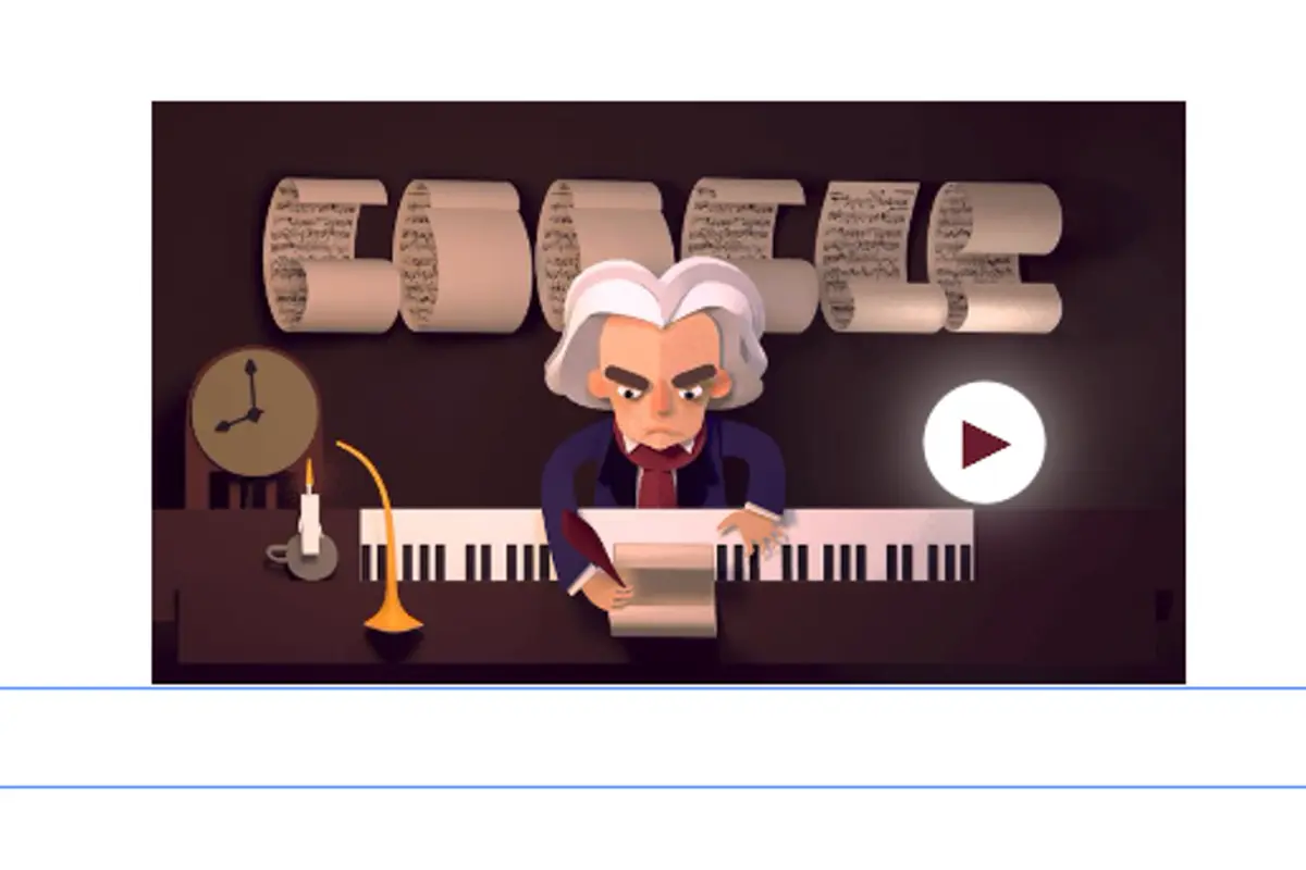Hiasi Google Doodle, Ini 5 Fakta Ludwig van Beethoven