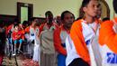 Ribuan penyandang disabilitas hadir dalam acara peringatan Hari Disabilitas Internasional di Gedung Konvensi TMP Kalibata, Jakarta, Rabu (10/12/2014). (Liputan6.com/Johan Tallo)
