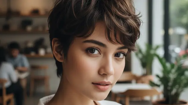 Rambut Pendek Wanita Kurus