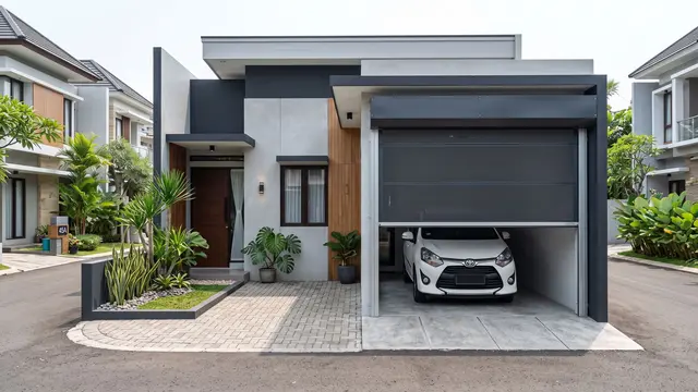 Pintu Garasi Minimalis untuk Rumah Kecil