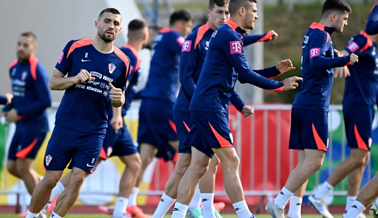 Di Euro 2024, timnas Kroasia tergabung di grup B. (GABRIEL BOUYS/AFP)