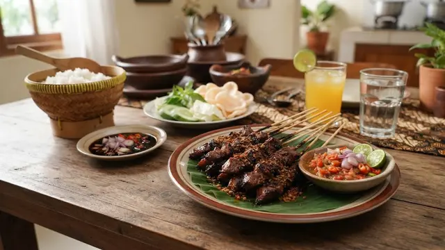Resep Sate Sapi Maranggi, Empuk dan Kaya Rempah